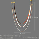 DecorBites™ Designer Leather Chandelier Belt Pendant Light for Modern Spaces