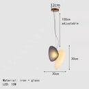 DecorBites™ Glass Indoor Pendant Lights for Dining Room Kitchen Bar Shop