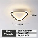 DecorBites™ LED Ceiling Lamp: Square Round Indoor Lighting, Bedroom, Entrance Hall, Neutral/Cool/Warm White