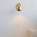 DecorBites™ Copper Wall Light with Pull Chain Switch, Modern Nordic Design