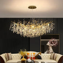 DecorBites™ Crystal Pendant Chandelier for Luxury Dining Living Room LED Lighting