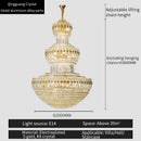 DecorBites™ Crystal Duplex Decorative Luxury Lighting for Hotel Lobbies and Living Rooms