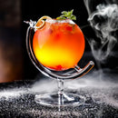 DecorBites™ Globe Shape Wine Glasses Set for Home Bar Parties and Events