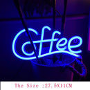 Coffee Neon Sign Luminous LED Sign for Cafe Bar Resturant USB Letter Neon Light Signs Wall Decor Beer Pub Bedroom Birthday Party