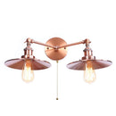 DecorBites™ Dual Head Pink LED Wall Light for Bedroom Decor & Hotel Industrial Style