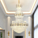 DecorBites™ Crystal Chandelier: Postmodern Light Luxury for Hotel Lobby, Villa, and Duplex Floors