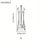 DecorBites™ Acrylic Manual Pepper Grinder | Transparent Salt and Spices Mill Shaker