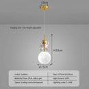 DecorBites™ Astronaut Moon LED Pendant Light for Children's Room, Nordic Iron Design.