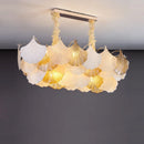 DecorBites™ Ginkgo Art Deco Dimmable Chandelier for Dinning Room