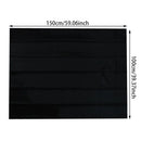 Removable 100% Light Blocking Darkest Window Cloth DIY Total Blackout Glass Privacy Darkening Window Tint Black Window Sticker