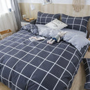 DecorBites™ Lattice Plant Geometric Pattern Bedding Set with Sheet Pillows