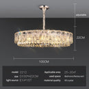 DecorBites™ Crystal Ring Chandelier: 2024 Luxury Bedroom Dining Room Lighting