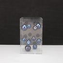 DecorBites™ Abstract Metal Ball Artworks in Transparent Acrylic Container Boxes