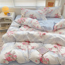 DecorBites™ Cotton Printed Bedding Set: Cozy, Breathable, All Seasons Comforter Set