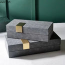 DecorBites™ Leather Jewelry Box: Chic Storage Solution for Dresser or Desk