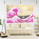 DecorBites™ Great Wave Off Kanagawa Tapestry: Japanese Wall Hanging for Aesthetic Home Decor