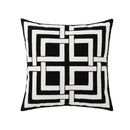 DecorBites™ Daisy Yellow Floral Geometric Pillow Cover - Soft Cozy Embroidery for Living Room