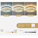 DecorBites™ Crystal Circle Ceiling Chandelier LED Indoor Lighting for Living Room Bedroom Study