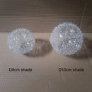 DecorBites™ Glass Lampshade with Aluminum Wire for G9 Bulb Cover and 20mm Hole