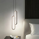 DecorBites™ Aluminium LED Chandelier for Minimalist Restaurant, Bar, and Living Spaces