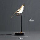 DecorBites™ Gold Magpie Bird Ceiling Chandelier: Modern Home Interior Lighting for Living Dining Kitchen
