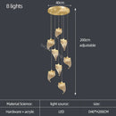 DecorBites™ Elegant Acrylic Chandelier for Duplex Apartment Living Room and Dining Hall