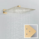 DecorBites™ Gold Digital Display Shower Set with Rainfall Head - Waterfall Bath Shower System