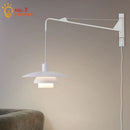 DecorBites™ Cream Wind Rotating Wall Lamp Swing Arm for Interior Lighting