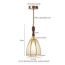 DecorBites™ Glass LED Hanging Lamp | Minimalist Copper Pendant Light