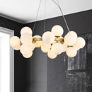 DecorBites™ Glass Ball LED Pendant Lights for Home Decor and Luminaires