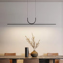 DecorBites™ LED Black Ceiling Chandelier for Dining Room Kitchen Island - Modern Home Decor Lighting