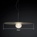 DecorBites™ Glass Saucer LED Chandelier for Living Room & Bedroom Lighting