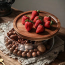 DecorBites™ Glass Food Storage Containers with Wooden Lid | Stylish Kitchen Organizer