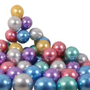DecorBites™ 12-Inch Metal Latex Confetti Balloon Set for Wedding, Birthday, Party Decorations