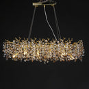 DecorBites™ Large Crystal Chandelier for Dining Room - Nordic LED Island Hanging Light