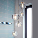 DecorBites™ Crystal Staircase Chandelier: Modern Luxury Indoor Lighting Fixture