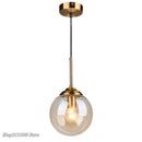DecorBites™ Glass Pendant Lights: Nordic LED Hanging Lamp for Kitchen, Dining Room, Bedroom.