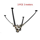 DecorBites™ Designer Leather Loft Chandelier Pendant Light for Living Room Hotel Staircase