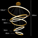 DecorBites™ Crystal Chandelier: Modern Stair Pendant Light for Living Room, Interior Lighting Fixture