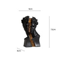 DecorBites™ Golden Skeleton Abstract Resin Statue Home Decor Figure