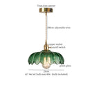 DecorBites™ Green Glass LED Pendant Light Fixture - Modern Nordic Hanging Lamp