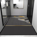 DecorBites™ Grey Crystal Velvet Entrance Rug - Luxe Absorbent, Anti-Slip, Easy-Clean Living Room Carpet