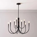 DecorBites™ Gold Chandelier: Modern Nordic Metal LED Lighting for Living Room, Kitchen, and Restaurant