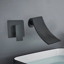 DecorBites™ Gold Waterfall Wall Mount Faucet for Bathroom Basin Mixer Tap
