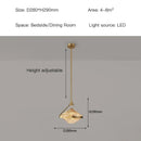 DecorBites™ Gold LED Pendant Lamp: Modern Luxury Style for Bedroom, Living Room, Dining Room
