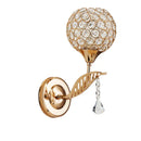 DecorBites™ Crystal Wall Lamp: Elegant E27 Socket Fixture for Bedside, Porch, or Hallway Decor