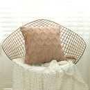 DecorBites™ Geometric Diamond Pattern Plush Cushion Cover for Stylish Home Decor