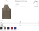 Claire's Apothecary Embroidered Apron - Outlander Inspiration