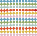 Mini Confetti Polka Dots - Fabric Nursery Wall Art Decals
