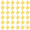 Chunky Blue and Yellow Stars - Fabric Nursery Wall Art Decals